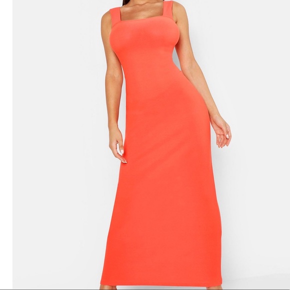 boohoo 2 in 1 maxi dress